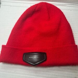 Givenchy Bold Red Knit Hat